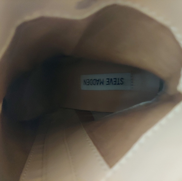 STEVE MADDEN / Pixie / Yellow Snake Mid-Calf Boots - Picture 5 of 8